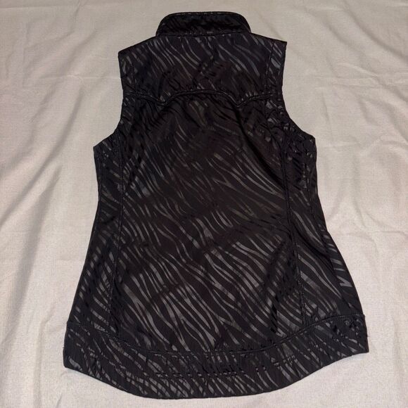Powder River Outfitters by Panhandle Black lined vest women's small - Picture 2 of 6